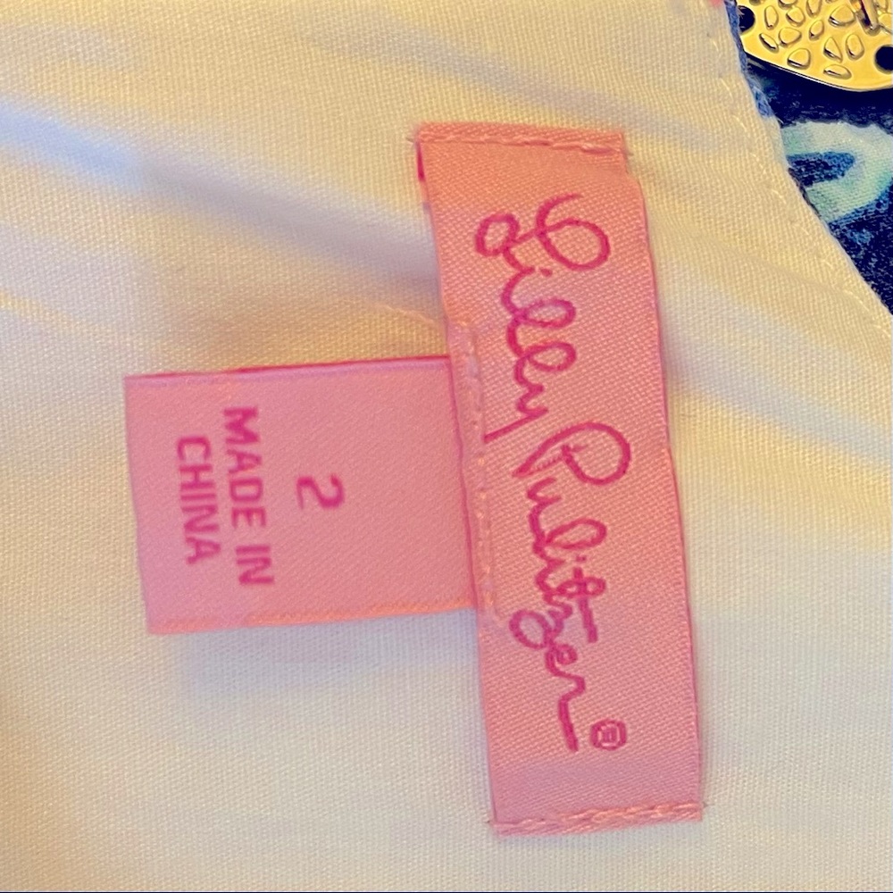 NWOT Lilly Pulitzer Leied Back Mila Shift Dress - Picture 4 of 4